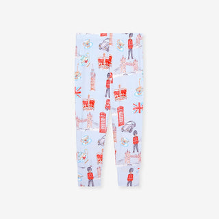 Bamboo Long Sleeve Pajama Set - Posh LondonPosh PeanutSize: 3T-4T