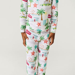 Bamboo Long Sleeve Pajama Set - Posh Los AngelesPosh PeanutSize: 3T-4T