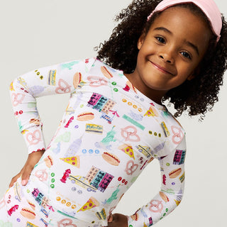 Bamboo Long Sleeve Pajama Set - Posh NYCPosh PeanutSize: 3T-4T