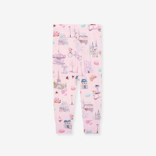 Bamboo Long Sleeve Pajama Set - Posh ParisPosh PeanutSize: 3T-4T
