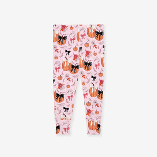 Bamboo Long Sleeve Pajama Set - Regan (Pumpkin)Posh PeanutSize: 2T