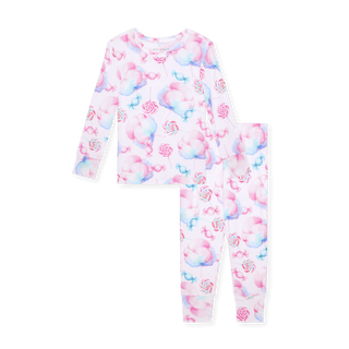 Bamboo Long Sleeve Pajama Set - Sweeties (Cotton Candy)