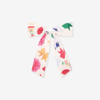 Bamboo Luxe Bow Hair Clip - Sabrina (Cheer)Posh PeanutSize: One Size