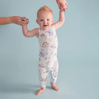 Bamboo Racerback Romper - Milo (Dinosaurs)