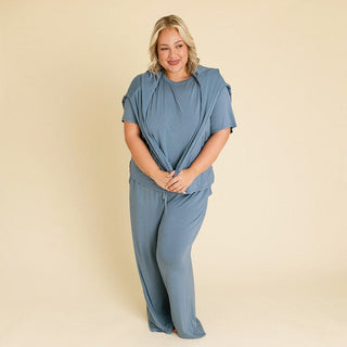 Posh Peanut Women's Relaxed Pants - Slate | Baby Riddle