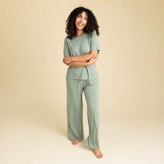Posh Peanut Women's Relaxed Pants - Soft Jade | Baby Riddle