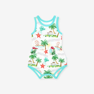 Bamboo Varsity Bubble Romper - Posh Los AngelesPosh PeanutSize: 3-6 Months