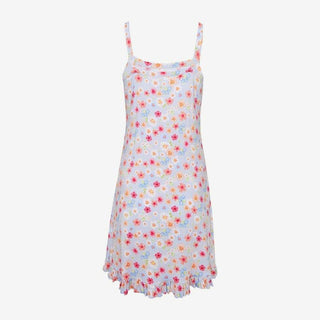 Women's Bamboo Spaghetti Slip Dress - Carissa (Floral) Dresses