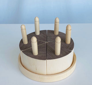 Toy Birthday Cake with Candles PoppyBabyCo Style: Chocolate cake