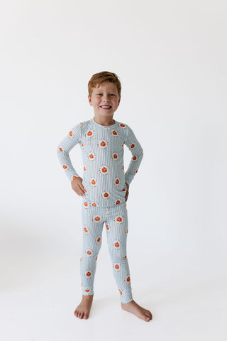 Bamboo Long Sleeve Pajama Set - Pumpkin Explore