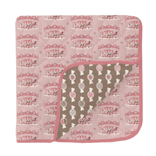 Bamboo Quilted Toddler Blanket - Baby Rose Fair Carousel & Portabella Saltwater TaffyKicKee PantsSize: One Size
