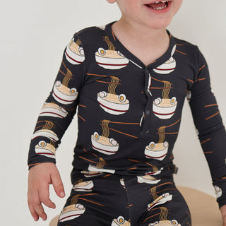 Bamboo Two Piece Pajama - Ramen Two Piece Pajama forever french baby Size: 2/3 Years