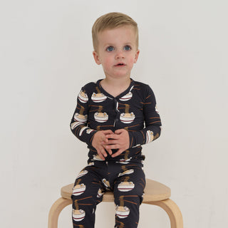 Bamboo Two Piece Pajama - Ramen Two Piece Pajama forever french baby Size: 2/3 Years