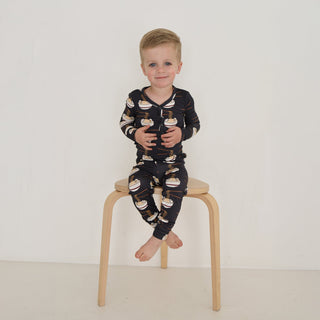 Bamboo Two Piece Pajama - Ramen Two Piece Pajama forever french baby Size: 2/3 Years