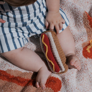 Plush Blanket | Hot Dogs forever french baby