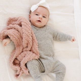 Ribbed Bamboni® Mini Blankets Saranoni Color: Cameo