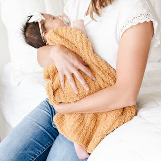 Ribbed Bamboni® Mini Blankets Saranoni Color: Sun-kissed