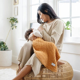 Ribbed Bamboni® Mini Blankets Saranoni Color: Sun-kissed
