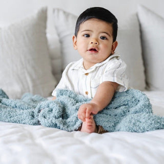 Ribbed Bamboni® Mini Blankets Saranoni Color: Sun-kissed