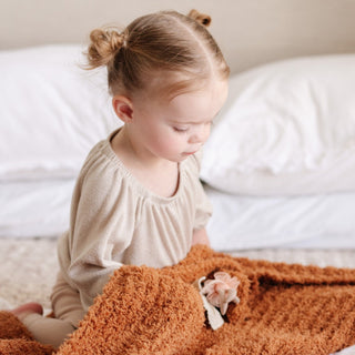 Ribbed Bamboni® Mini Blankets Saranoni Color: Sun-kissed