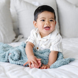 Ribbed Bamboni® Mini Blankets Saranoni Color: Sun-kissed
