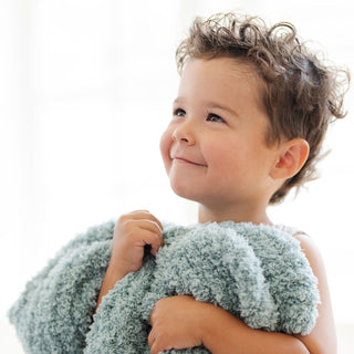 Ribbed Bamboni® Mini Blankets Saranoni Color: Surf