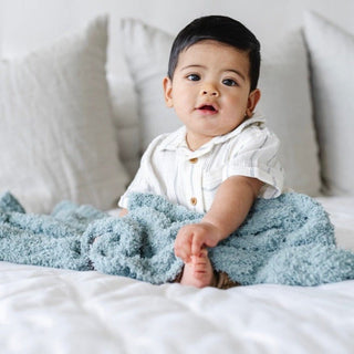 Ribbed Bamboni® Receiving Blankets Saranoni Color: Sun-kissed