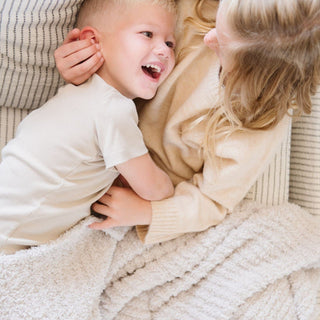 Ribbed Bamboni® Receiving Blankets Saranoni Color: Sun-kissed