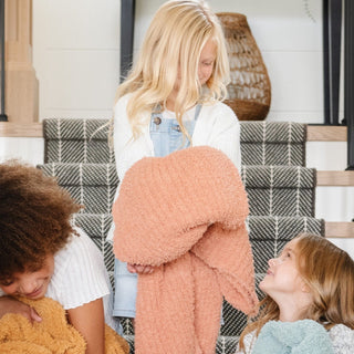 Ribbed Bamboni® Receiving Blankets Saranoni Color: Sun-kissed