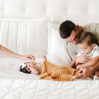 Ribbed Bamboni® Receiving Blankets Saranoni Color: Sun-kissed