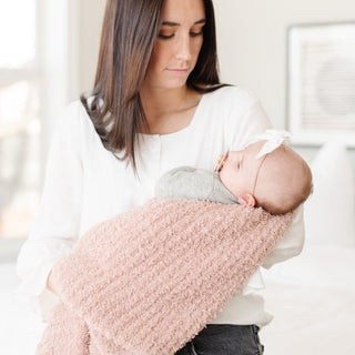 Ribbed Bamboni® Receiving Blankets Saranoni Color: Sun-kissed
