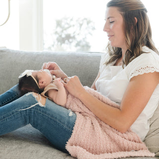 Ribbed Bamboni® Receiving Blankets Saranoni Color: Sun-kissed