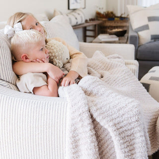 Ribbed Bamboni® Receiving Blankets Saranoni Color: Moonbeam
