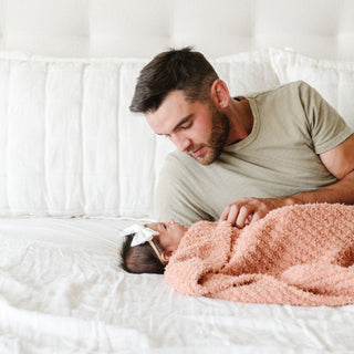 Ribbed Bamboni® Receiving Blankets Saranoni Color: Sun-kissed