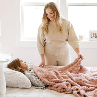 Ribbed Bamboni® Toddler Blankets Saranoni Color: Sun-kissed
