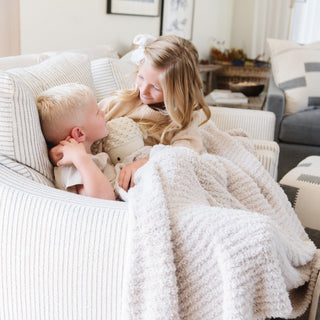 Ribbed Bamboni® Toddler Blankets Saranoni Color: Sun-kissed