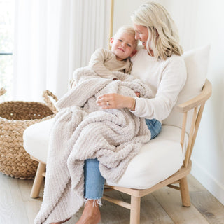 Ribbed Bamboni® Toddler Blankets Saranoni Color: Sun-kissed