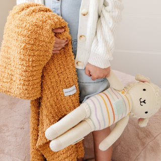 Ribbed Bamboni® Toddler Blankets Saranoni Color: Sun-kissed