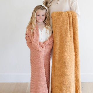 Ribbed Bamboni® Toddler Blankets Saranoni Color: Sun-kissed