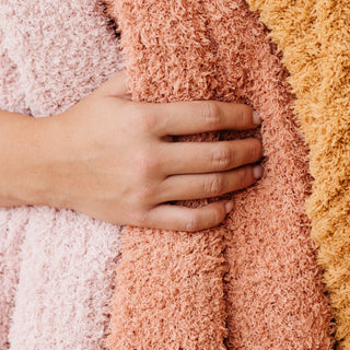 Ribbed Bamboni® Toddler Blankets Saranoni Color: Sun-kissed
