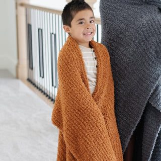 Ribbed Bamboni® Toddler Blankets Saranoni Color: Sun-kissed