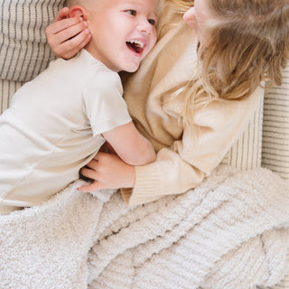 Ribbed Bamboni® Toddler Blankets Saranoni Color: Sun-kissed