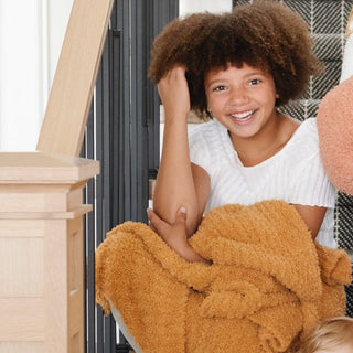 Ribbed Bamboni® Toddler Blankets Saranoni Color: Sun-kissed