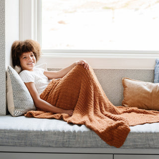 Ribbed Bamboni® Toddler Blankets Saranoni Color: Sun-kissed