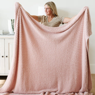 Ribbed Bamboni® Xl Blankets Saranoni Color: Cameo