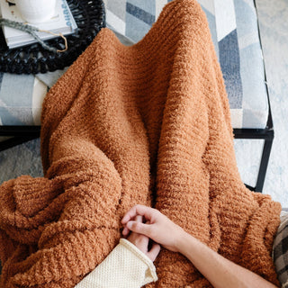 Ribbed Bamboni® Xl Blankets Saranoni Color: Cameo