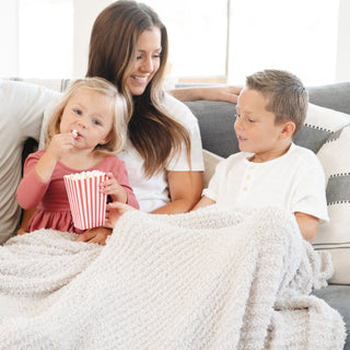 Ribbed Bamboni® Xl Blankets Saranoni Color: Cameo