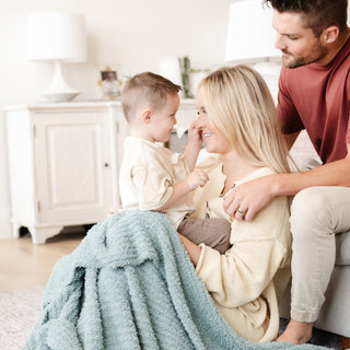 Ribbed Bamboni® Xl Blankets Saranoni Color: Cameo