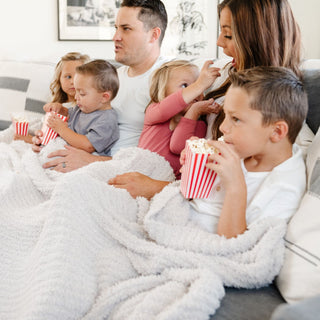 Ribbed Bamboni® Xl Blankets Saranoni Color: Cameo