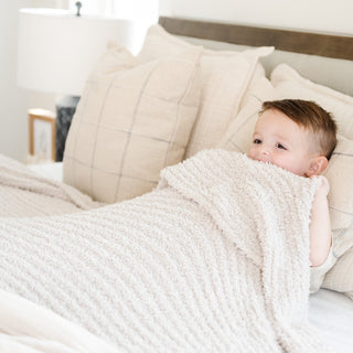 Ribbed Bamboni® Xl Blankets Saranoni Color: Cameo